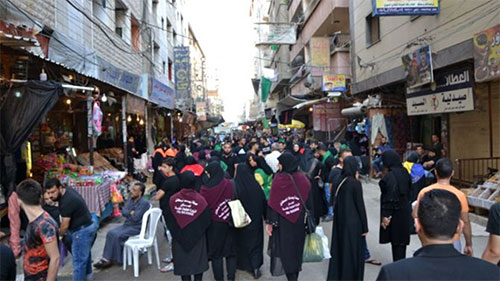 Conmemoran Ashura en el santuario de Sayyeda Zainab en Damasco Conmemoran Ashura en el santuario de Sayyeda Zainab en Damasco
